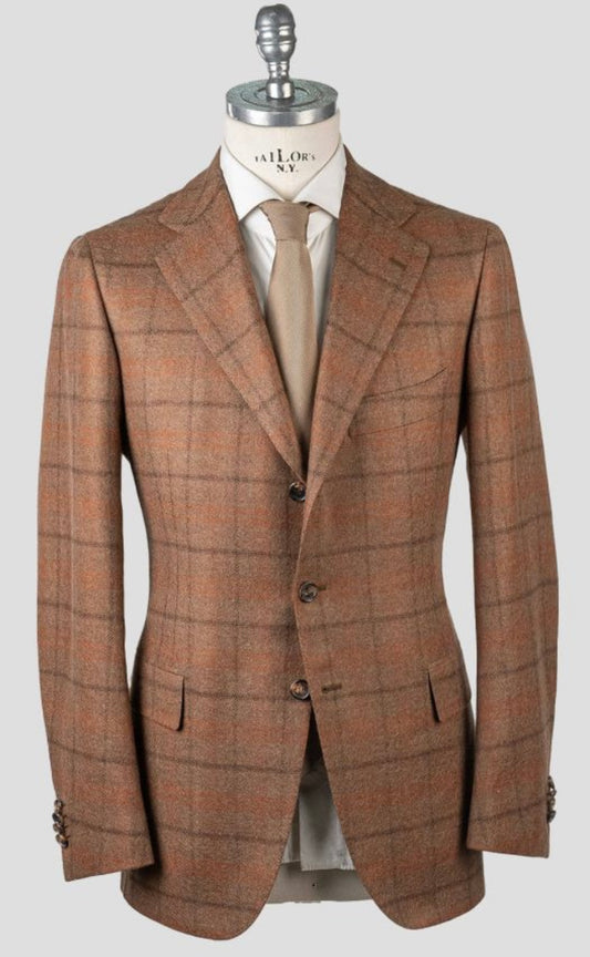 DNC BROWN LAMBSWOOL CASHMERE BLAZER