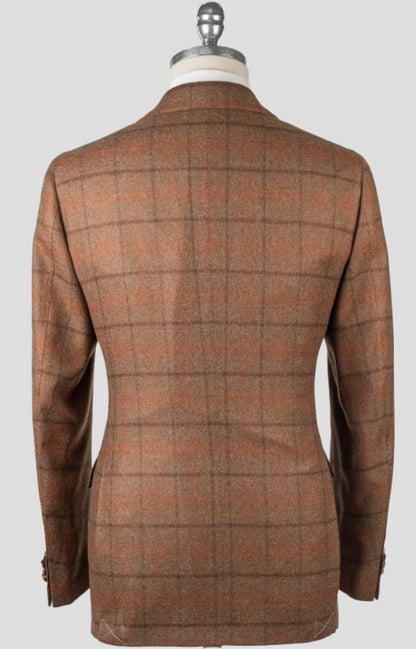 DNC BROWN LAMBSWOOL CASHMERE BLAZER